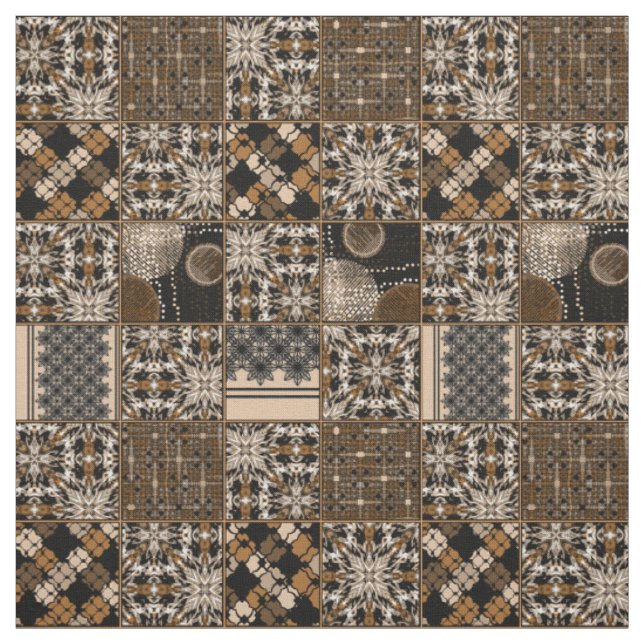 Tecido Padrão de patchwork russo (Modelo)