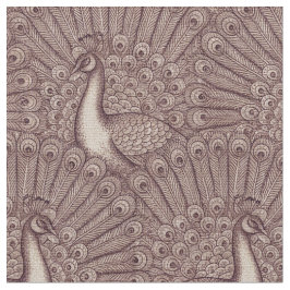Tecido padrão de pavão
