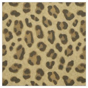Tecido Padrão de Pele de Impressão de Animais do Leopar
