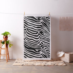Tecido Padrão de pele de zebra