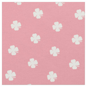 Tecido Padrão de Pontos Brancos de Vestido Cor-de-Rosa Bo