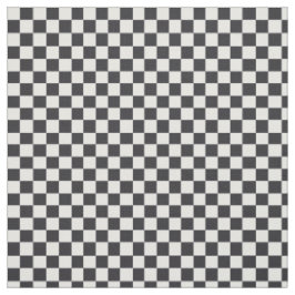 Tecido Padrão de Quadro de Verificação Branco Preto e Per