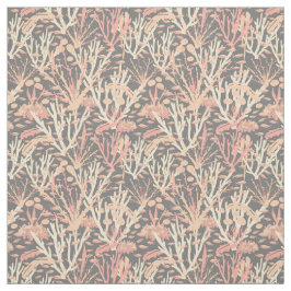 Tecido Padrão de recife da barreira do excelente na Cinza