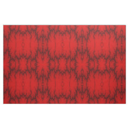 Tecido Padrão de Relâmpago Vermelho