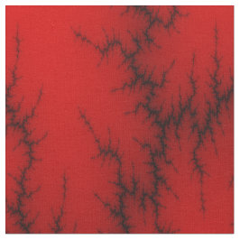 Tecido Padrão de Relâmpago Vermelho