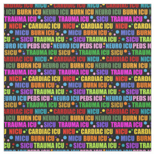 Tecido Padrão de repetição colorida de departamentos médi
