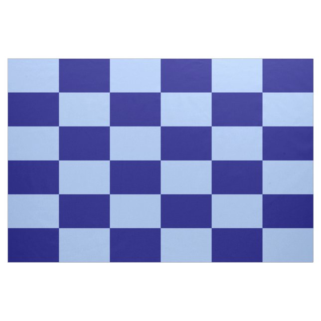 Tecido Padrão de retângulos marcados com azul claro e esc (Jarda)