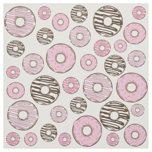 Tecido Padrão De Rosquinhas, Rosquinhas Rosa, Rosquinhas  (Modelo)