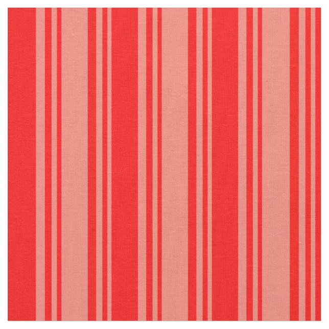 Tecido Padrão de Salmão e Stripes Vermelhas (Detalhe)