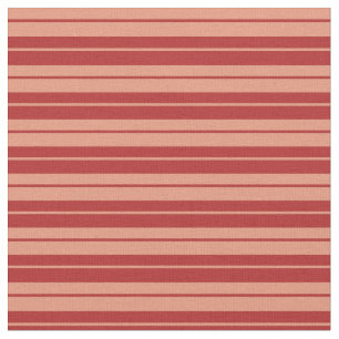 Tecido Padrão de Salmão Vermelho e Escuro de Stripes