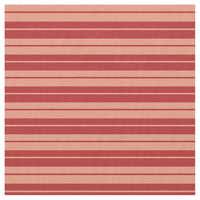 Tecido Padrão de Salmão Vermelho e Escuro de Stripes (Detalhe)
