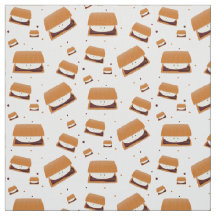 Padrão De Sorriso Branco Marrom Ilustrado S'more
