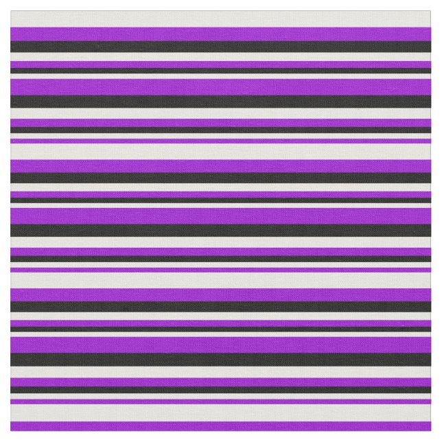 Tecido Padrão de Strike para Violeta Escuro, Branco e Pre (Detalhe)