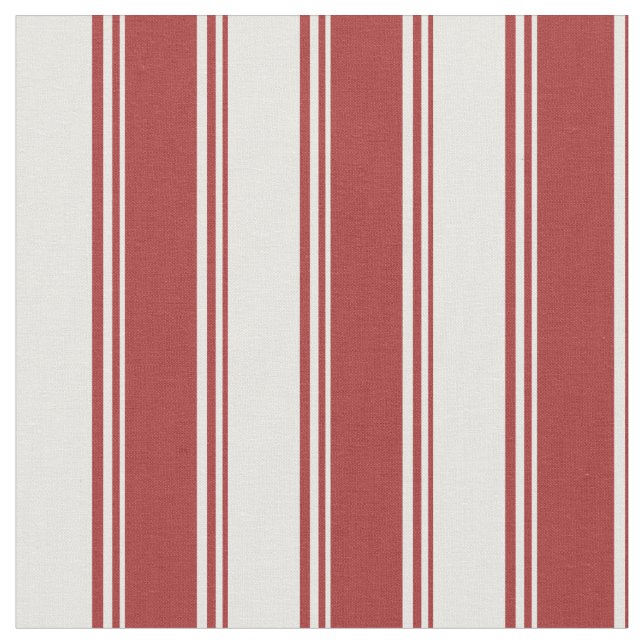 Tecido Padrão de Stripes Castanho e Branco (Detalhe)
