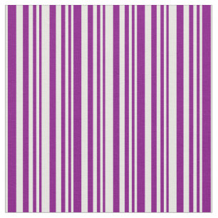 Tecido Padrão de Stripes Coloridas de Creme Roxo e Mint