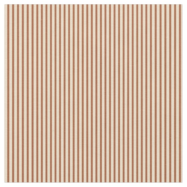 Tecido Padrão de Stripes Coloridas Siena e Tan (Detalhe)