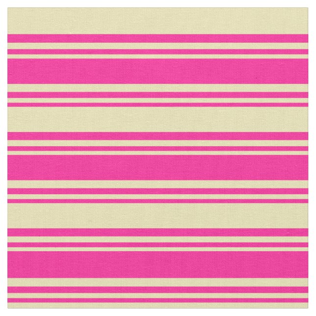 Tecido Padrão de stripes cor-de-rosa e bronzeado profundo (Detalhe)