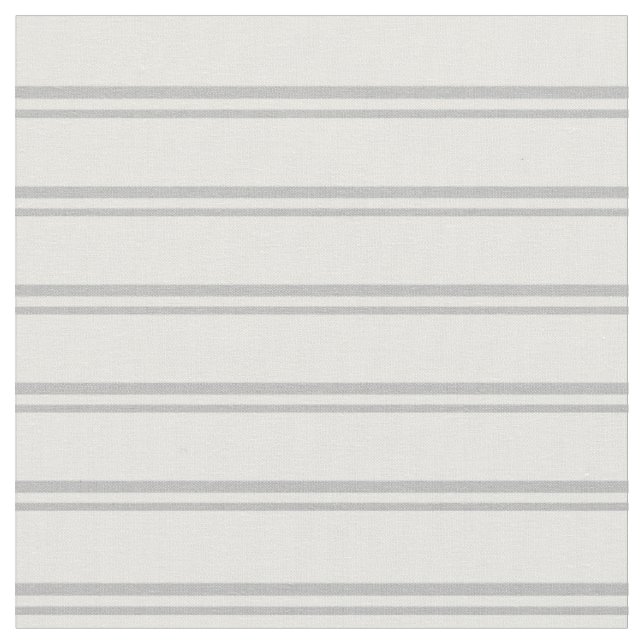 Tecido Padrão de Stripes de cinza e Creme de Casa (Detalhe)
