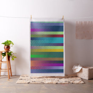 Tecido Padrão de stripes e pontos coloridos + suas ideias