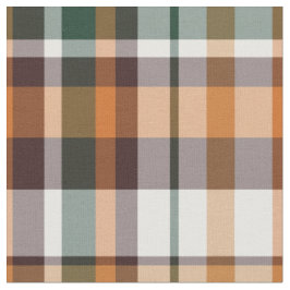 Tecido Padrão de tartan de xadrez de Ação de Graças
