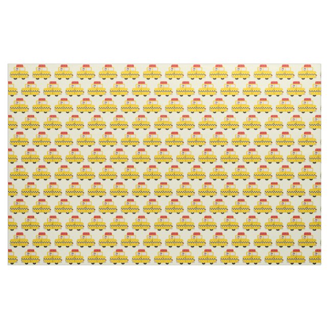 Tecido Padrão de Táxi Amarelo (Jarda)