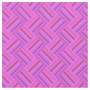 Tecido Padrão de tecelagem diagonal de tiras cor-de-rosa