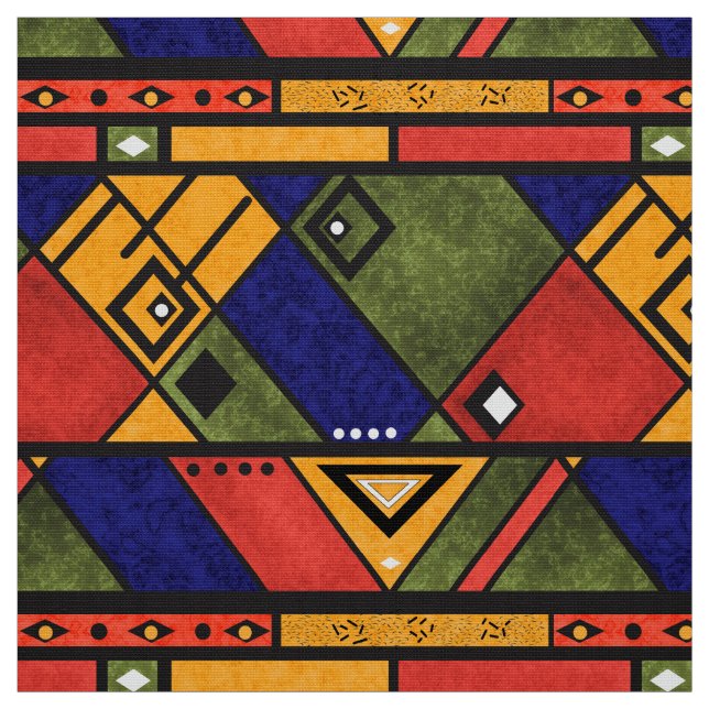 Tecido Padrão de textura tradicional de etno africano sem (Modelo)
