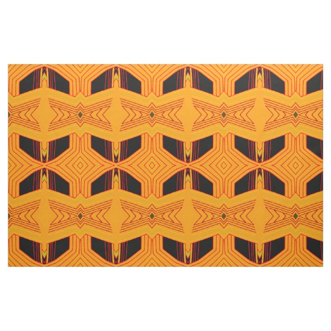 Tecido Padrão de tipo Art Déco (Fat Quarter)