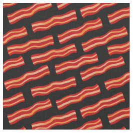 Tecido Padrão de tiras de bacon desagradável