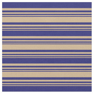 Tecido Padrão de Tom e Azul-Meia-Noite Striped/Links