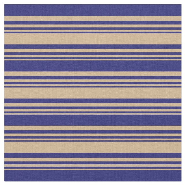 Tecido Padrão de Tom e Azul-Meia-Noite Striped/Links (Detalhe)