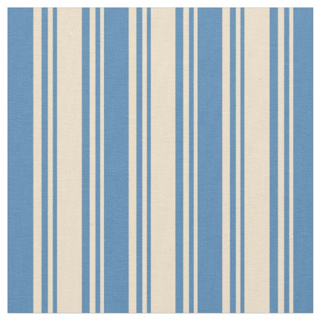 Tecido Padrão de Tom e Azul Striped/Links (Detalhe)