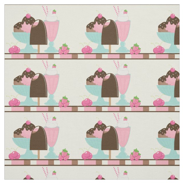 Tecido Padrão de tratamento de Sorvetes doces (Modelo)