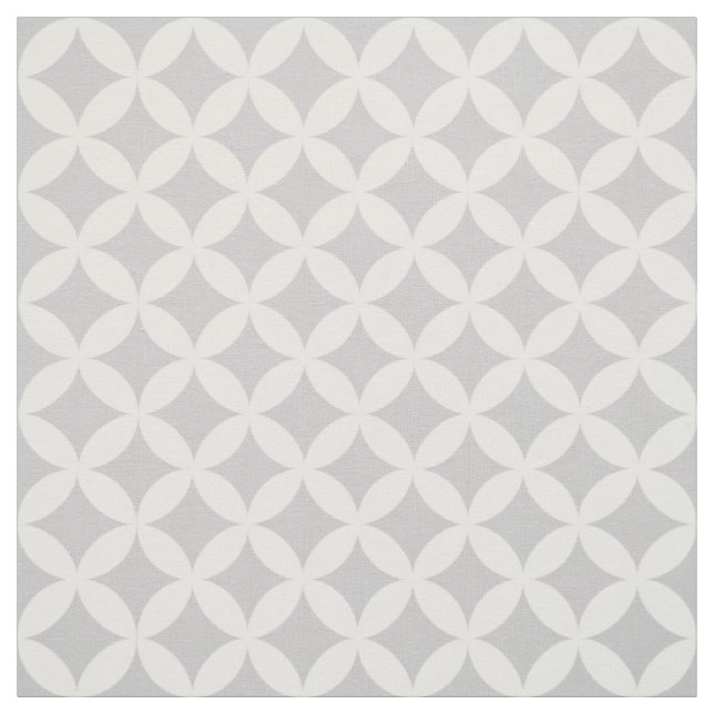 Tecido Padrão de Treliça de Diamante Cinza Tendência (Modelo)
