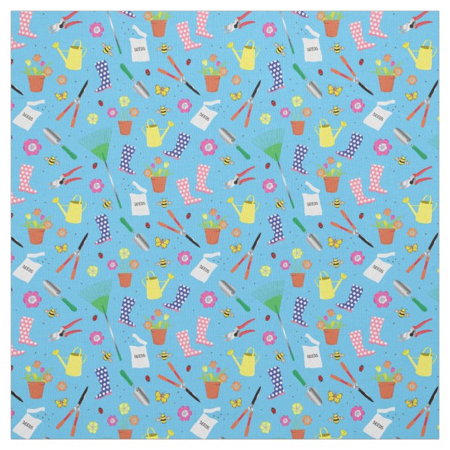 Tecido Padrão de trevo do jardim (Modelo)