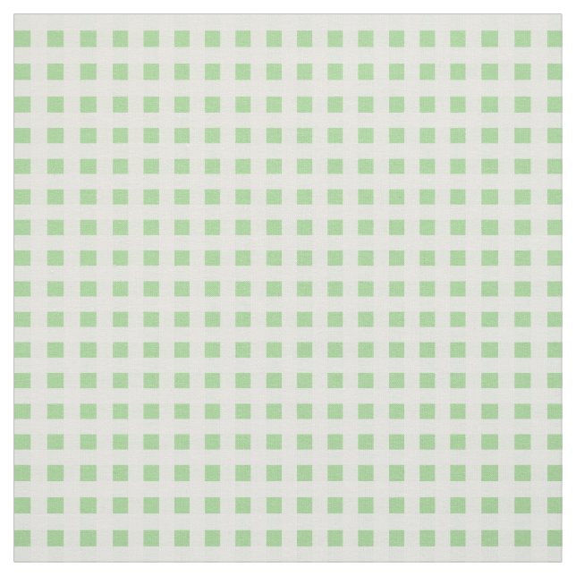 Tecido Padrão de Verificação de Branco Verde primavera Su (Modelo)