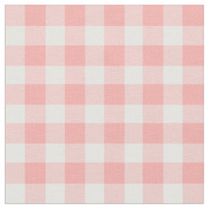 Tecido Padrão de Verificação de Gingham Cor-de-Rosa Esbra