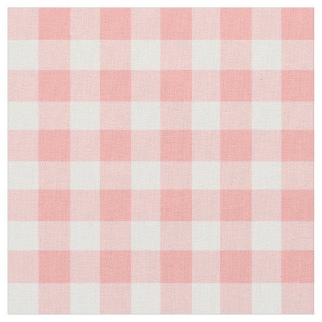 Tecido Padrão de Verificação de Gingham Cor-de-Rosa Esbra (Detalhe)
