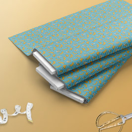Tecido Padrão de vetor de listra de banana | Azul Turques