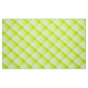 Tecido Padrão de xadrez amarelo e verde
