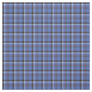 Tecido padrão de Xadrez azul