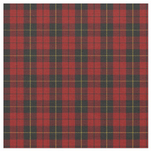 Tecido Padrão de Xadrez de Clã Escocês Wallace Tartan