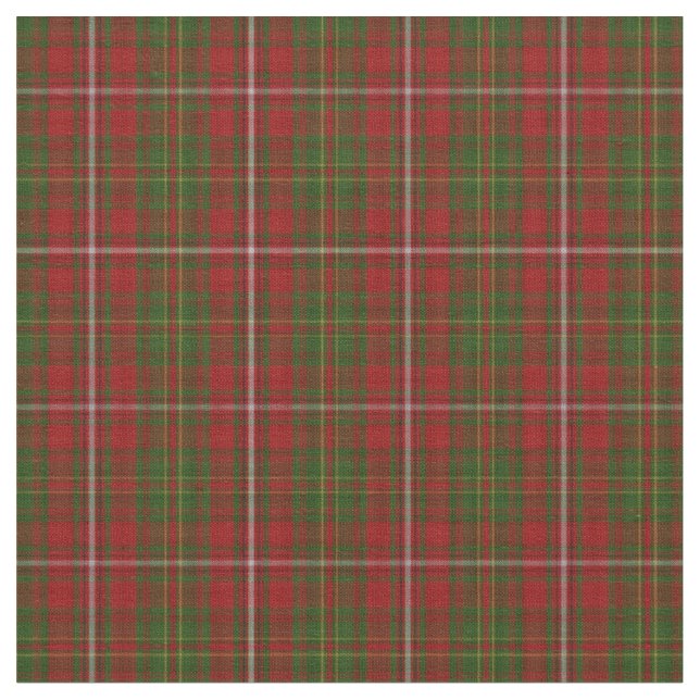 Tecido Padrão de Xadrez de Clã Tartan Escocês Hay (Detalhe)