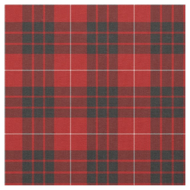 Tecido Padrão de Xadrez do Munro Clan Scottish Tartan (Detalhe)