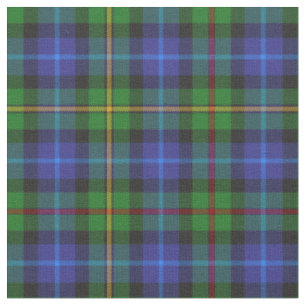 Tecido Padrão de Xadrez do Smith Clan Scottish Tartan
