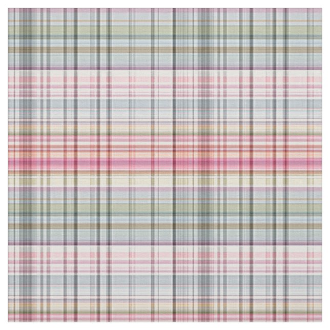 Tecido Padrão de Xadrez do Tartan Retro-Tartan Azul Cor-d (Modelo)