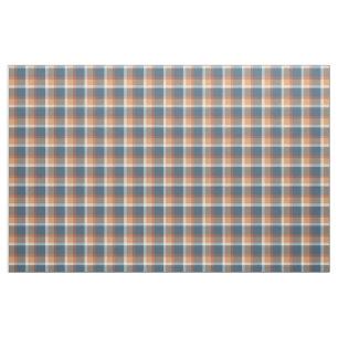Tecido Padrão de Xadrez do Tartan Vermelho Azul Castanho 