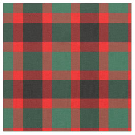 Tecido Padrão de Xadrez Festiva Vermelha e Verde Natal