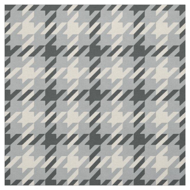Tecido Padrão de xadrez houndstooth neutro de moda de ten (Modelo)