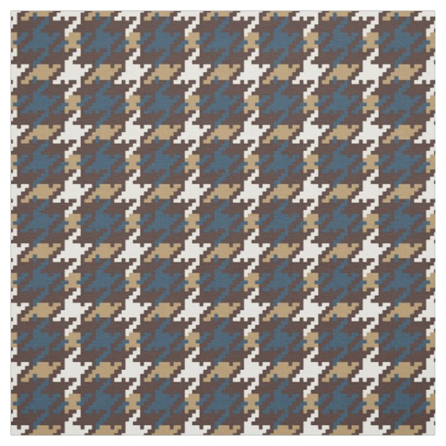 Tecido Padrão de xadrez houndstooth neutro de moda de ten (Modelo)
